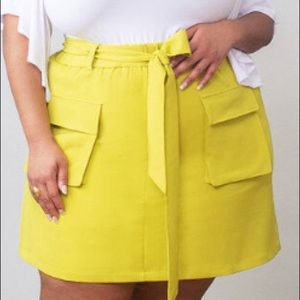 ELOQUII Plus Size Cargo Skirt